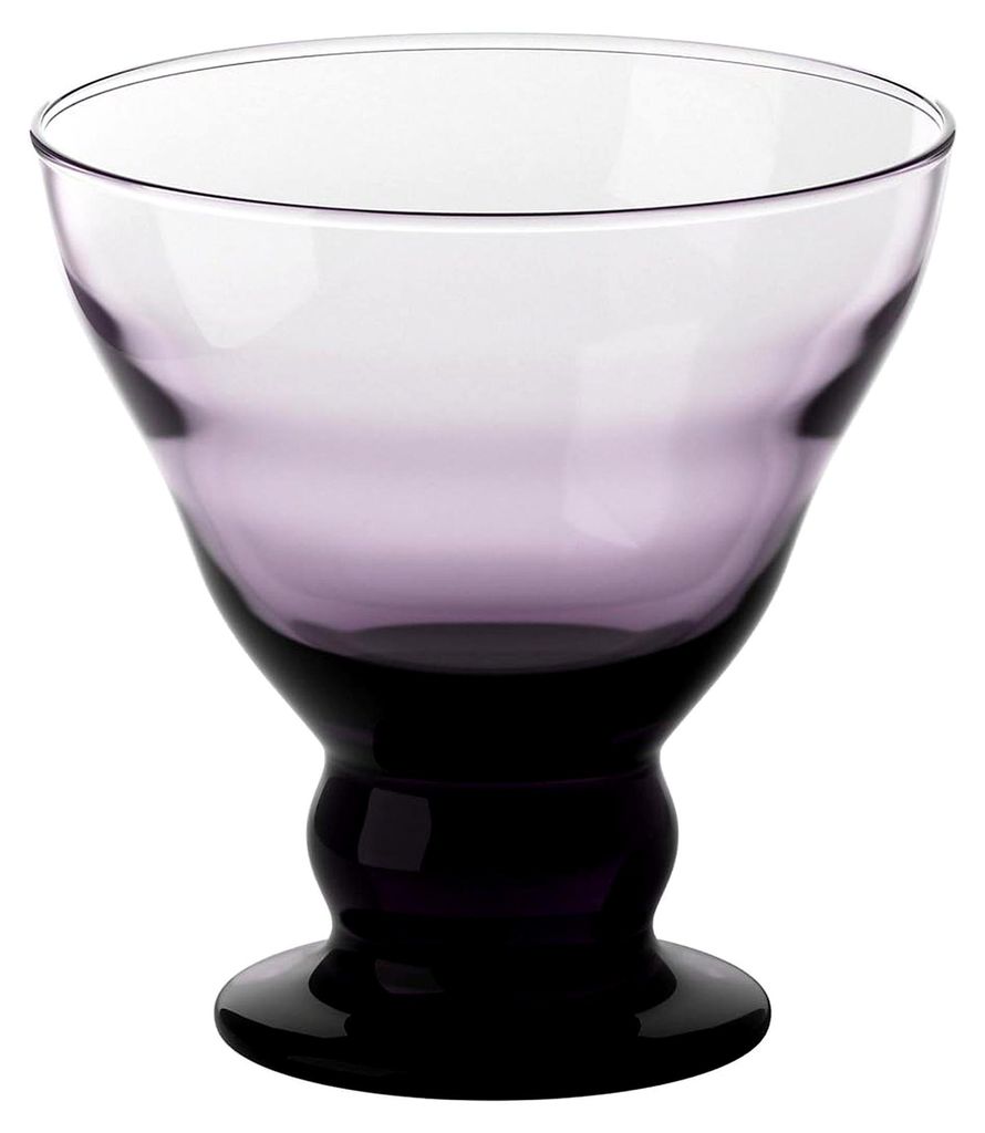 Eisschale Dessertschale Eisbecher Glas Antico Violett 12,5 cm Gelato Vero