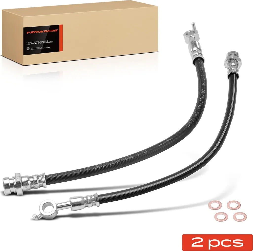 Flexibles de frein Frankberg renforcés Arrière pour KIA Sorento II XM 2x
