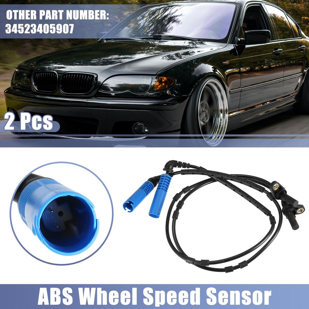 2 Stück Auto Vorne Linke Rechts ABS Raddrehzahlsensor Ersatz 34523405907