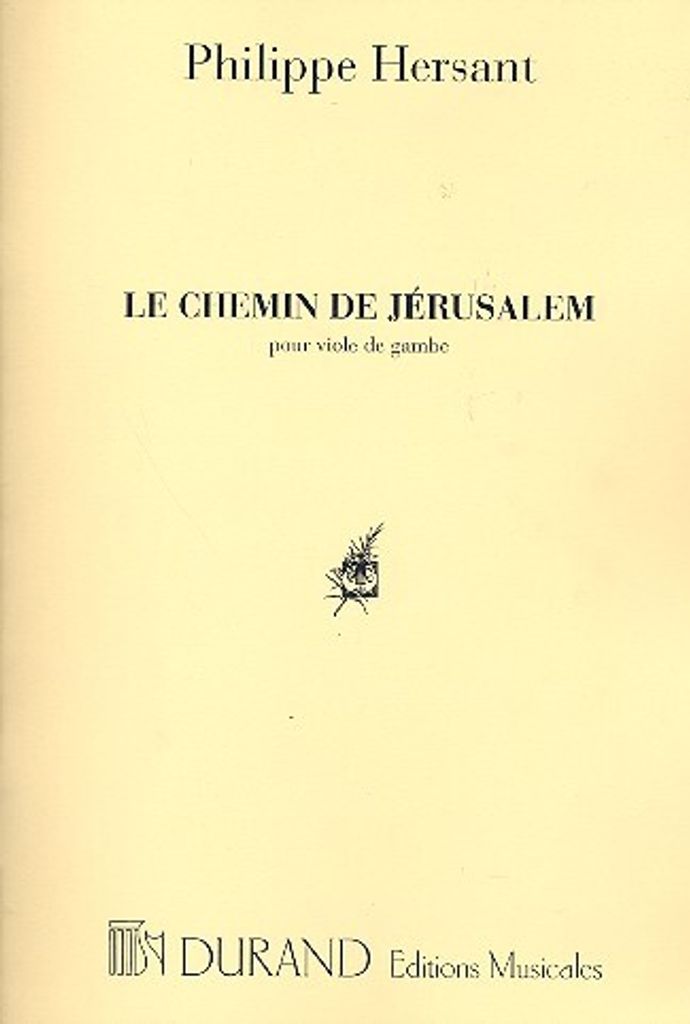 Le chémin de Jérusalem pour viole de gambe