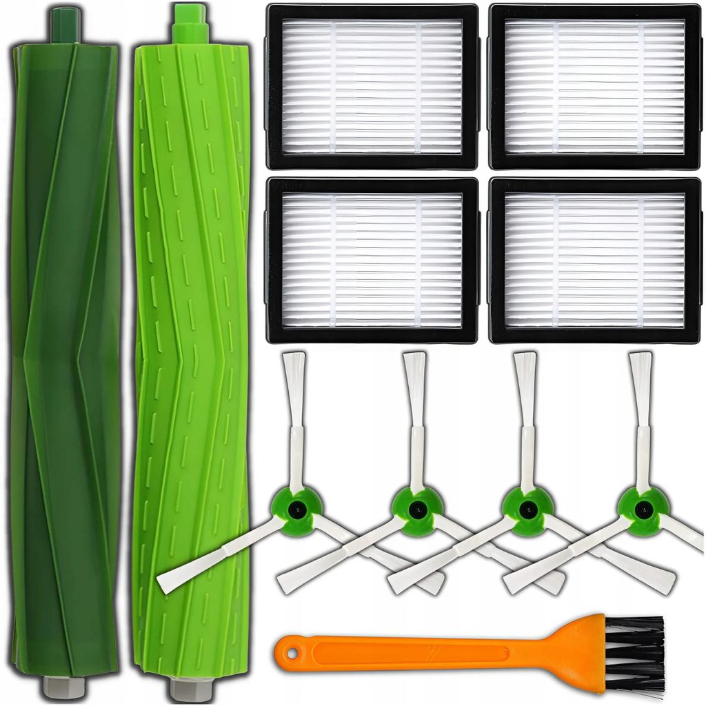 Zubehör-Set für iRobot Roomba E- & I-Serie – Filter, Bürsten & Rollen – Für E4 E5 E6 E7 I3 I4 I5 I6 I7 I8 J7 – Ersatzteile