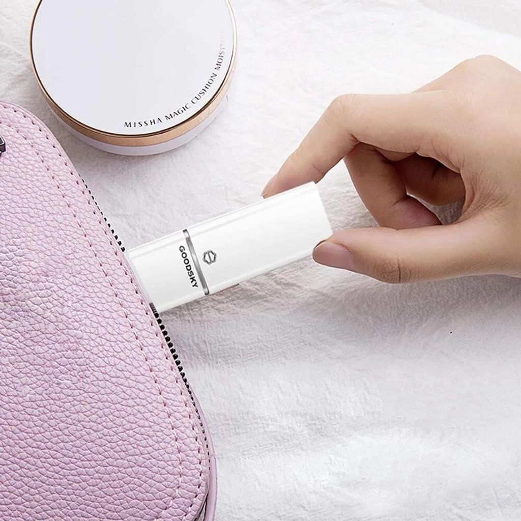 Schmerzfreier Gesichtshaarentferner weiß