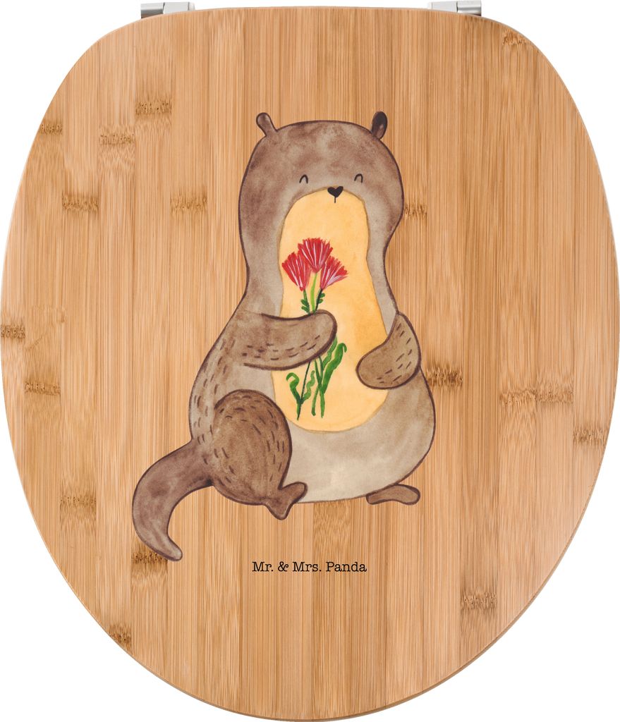 Mr. & Mrs. Panda klo deckel Otter Blumenstrauß - Produktbild 
