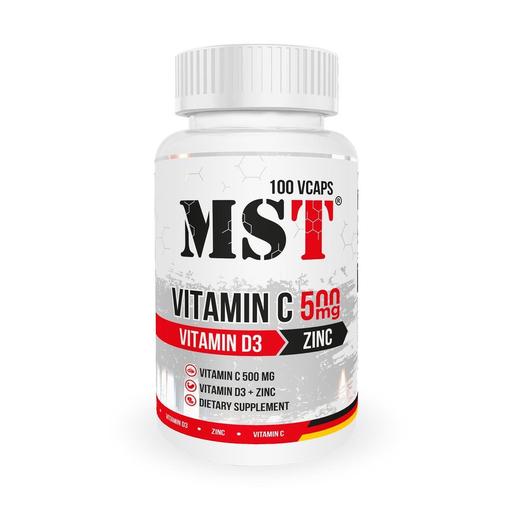 Vitamin C 500 + D3 + Zink 100 Vcaps Produktbild 