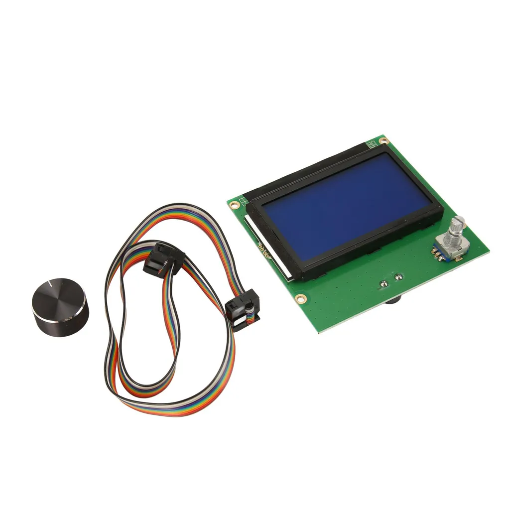 parti della stampante 3D Scheda dello schermo LCD, schermo LCD della stampante 3D, scheda dello schermo LCD della stampante 3D con cavo a nastro, modulo di controllo LCD per la serie Ender 3, per lo schermo LCD di Ender 3, schermo LCD della stampante 3D