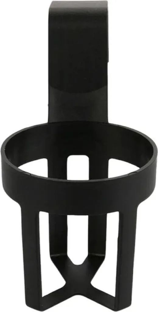 Porte-boissons robuste en plastique noir avec fixation ultra rapide, 1pc