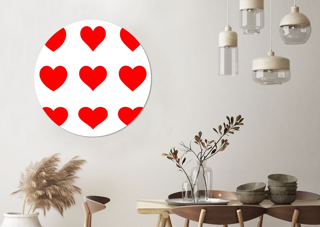 MuchoWow® - Mauerkreis - Wandbilder - Runde Bild - Bild aus Produktbild 