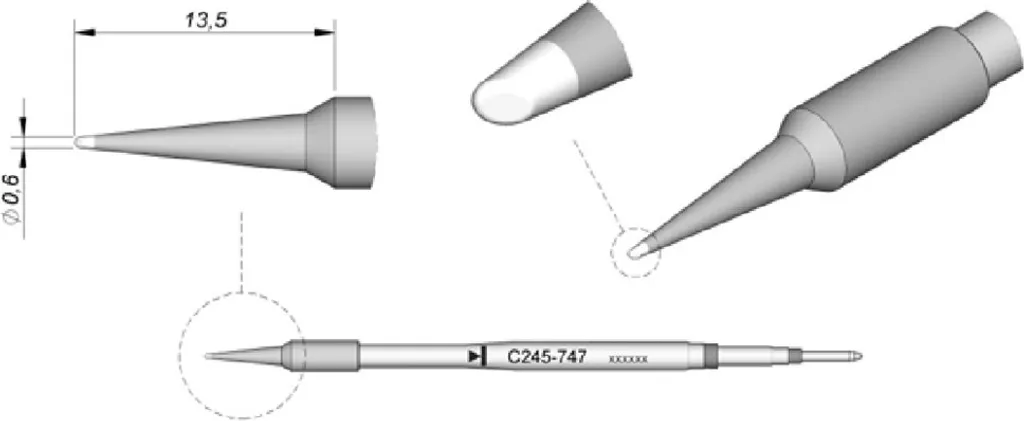 Recensione e Vendita Punta JBC C245747 Smussata 0,6mm Originale
