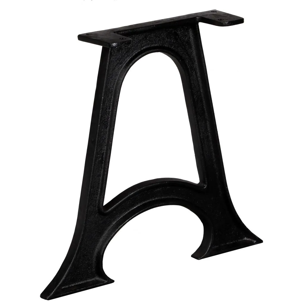 Pieds pour table basse DIY en fonte noire 45x42cm lot de 2 cadres A