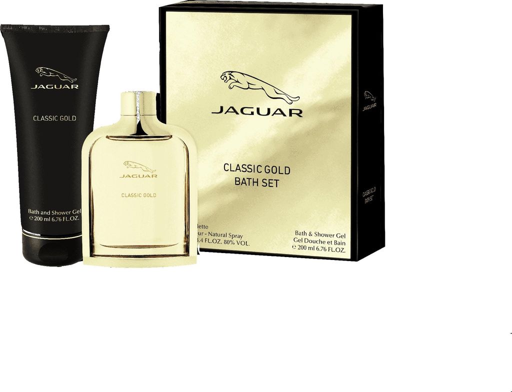 JAGUAR Classic Gold Herren-Geschenkset (Eau de Toilette 100 ml + Duschgel 200 ml)