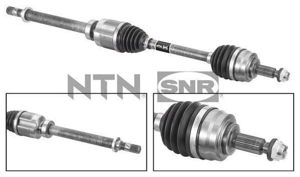 Arbre de transmission droit renforcé anti-vibration NTN SNR