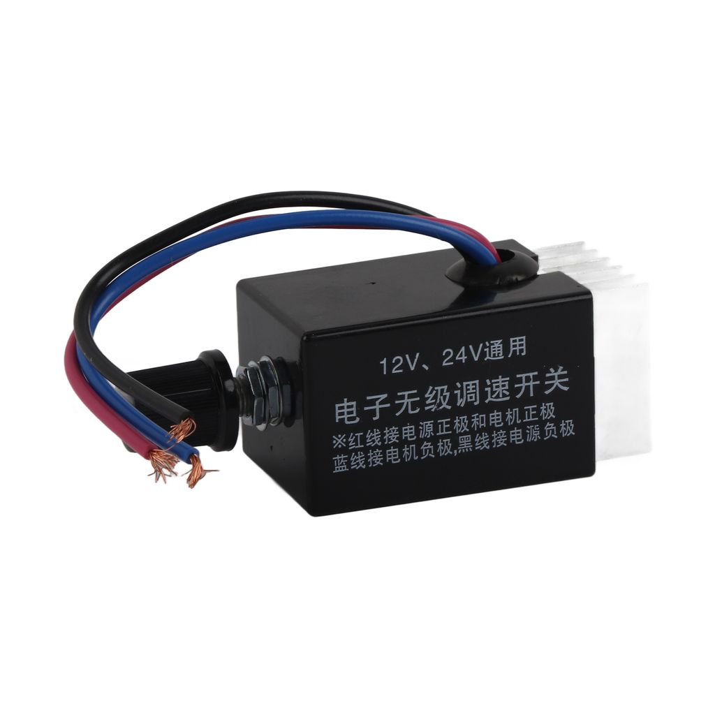 Universal DC 12V/24V Motor Speed ​​Controller Schalter Für Produktbild 