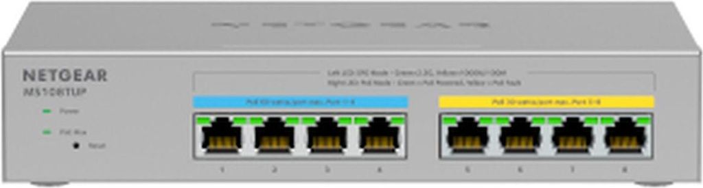 NETGEAR Switch 8x 2.5GE MS108TUP-100EUS webmanaged Produktbild 