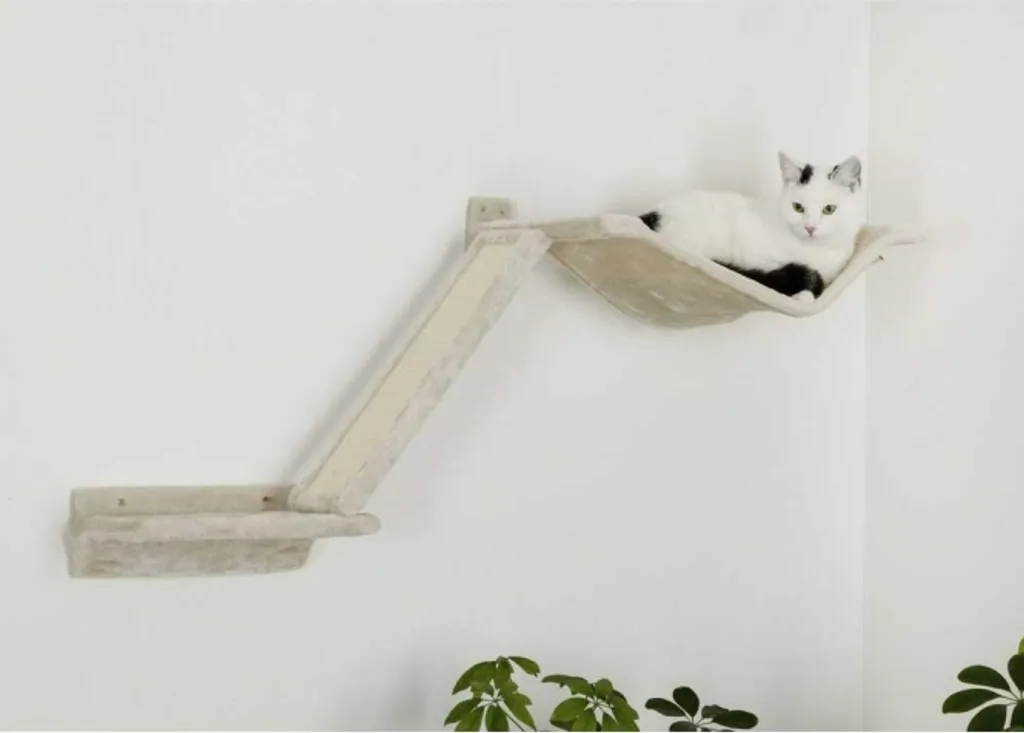 Parcours mural pour chat Kerbl Mount Everest - Arbre à chat mural bois - 10