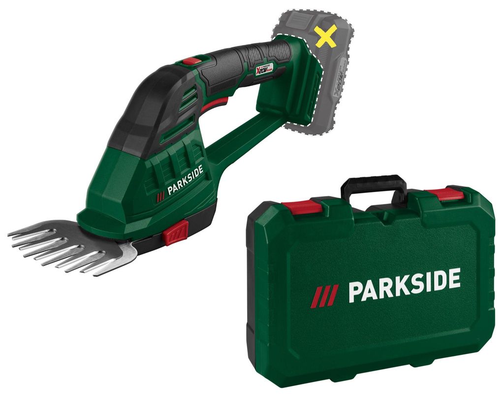 Parkside Akku Gras- und Strauchschere PAGS 20-Li A1 ohne Produktbild 
