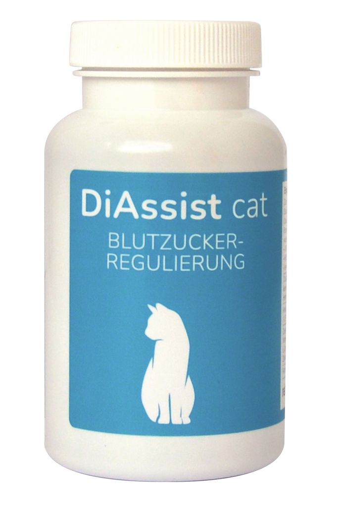 DiAssist Cat Ergänzungsfuttermittel: Blutzuckerregulierung für Katzen, Enthält Pep2Dia , Fördert Wohlbefinden, Einfache Anwendung, 180 Tabletten
