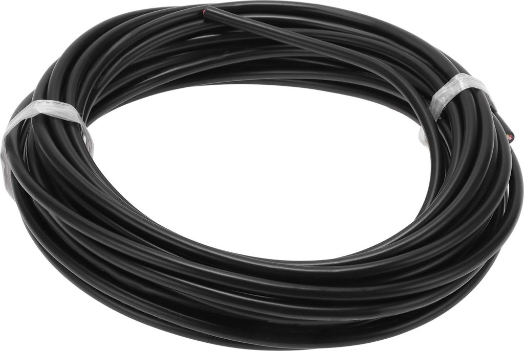 1 Stück Massekabel 10m Stromkabel Universal Auto Radio, Automobil, Auto Lautsprecher Vollständig isoliert & Soft Touch Jacke TC Schwarz 18AWG 3 L...