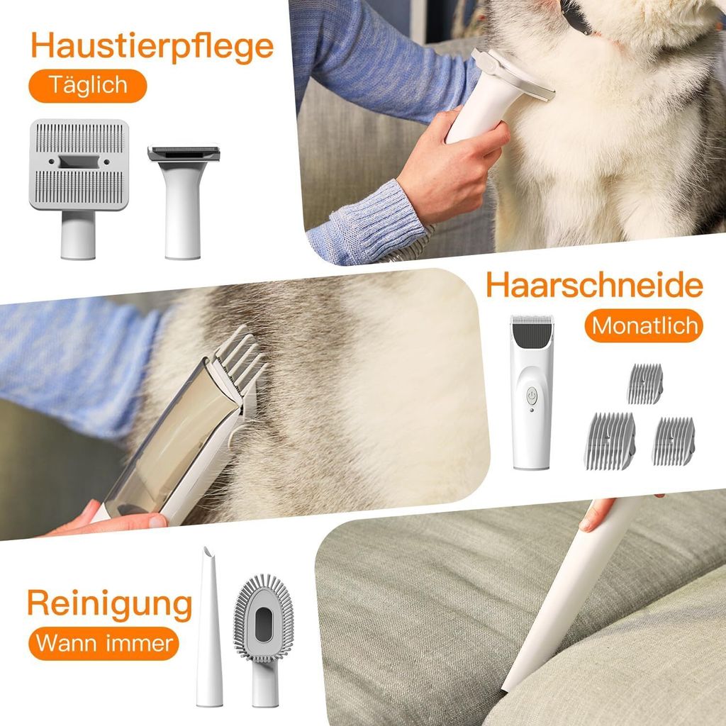 AIRROBO Hundeschermaschine mit Staubsauger, Profi Produktbild 6