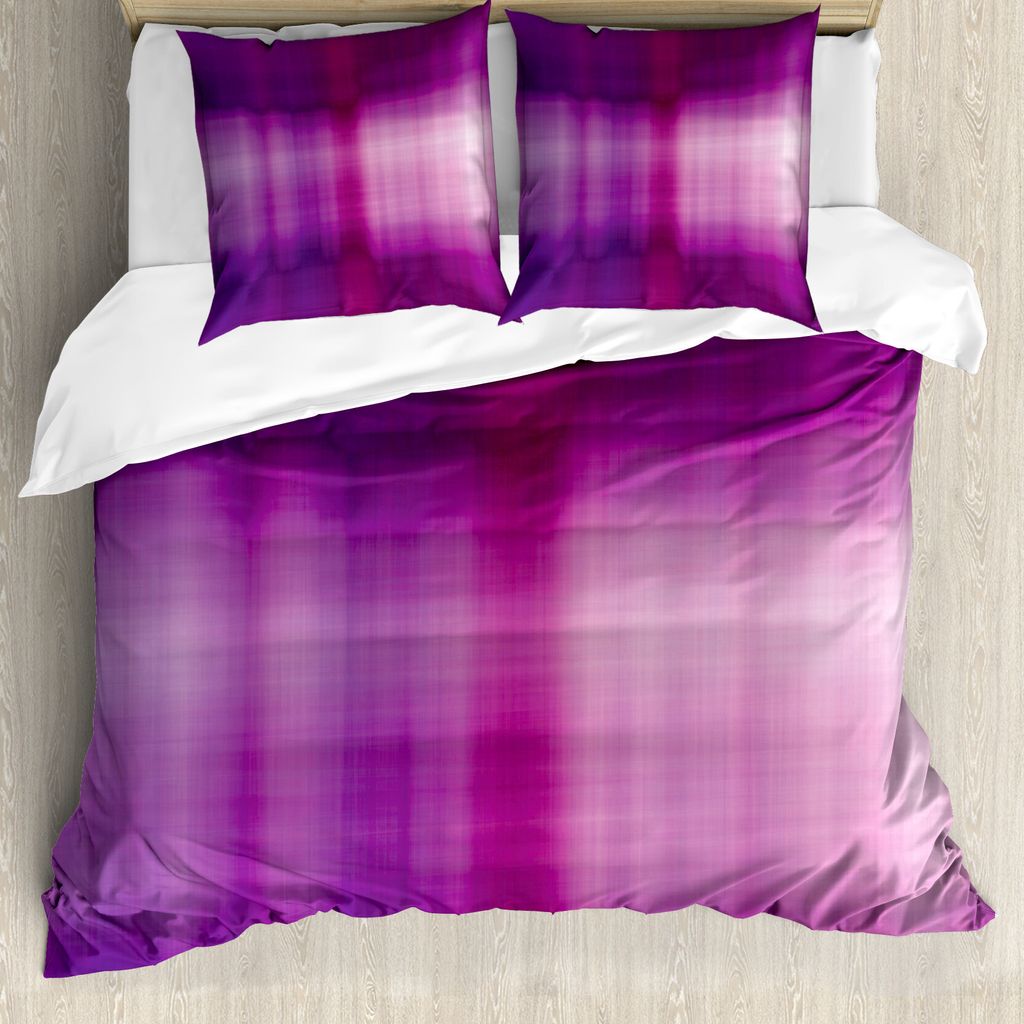 ABAKUHAUS Kunst Abstract Bettbezug Set für Einzelbetten, Modern Blur, Milbensicher Allergiker geeignet mit Kissenbezug, 155 cm x 220 cm - 80 x 80 ...