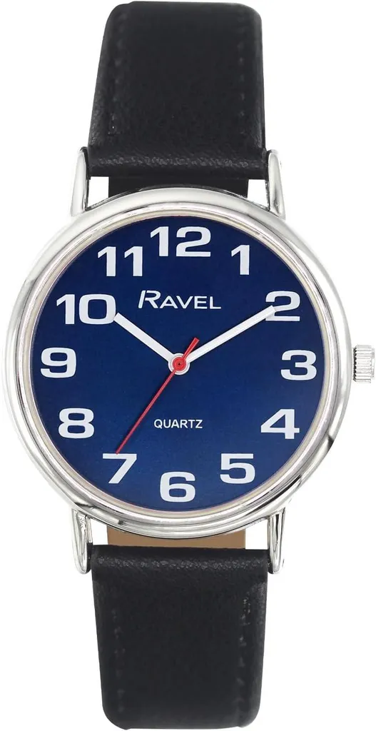 Ravel R0105 Orologio Quarzo 36mm Numeri Grandi - Spedizione Rapida