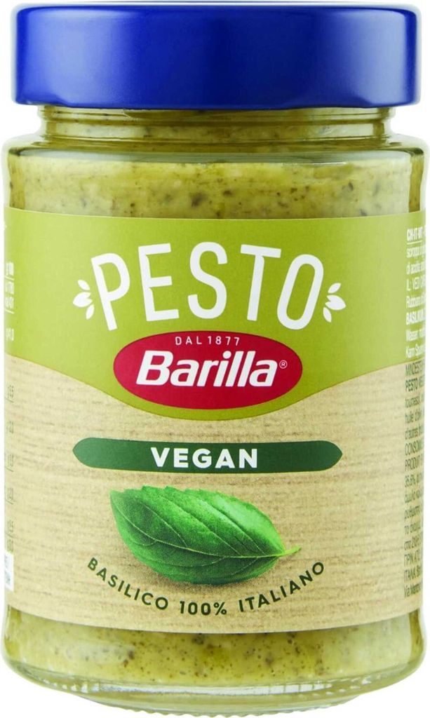 Barilla Pesto Basilico Vegan 195g Produktbild 
