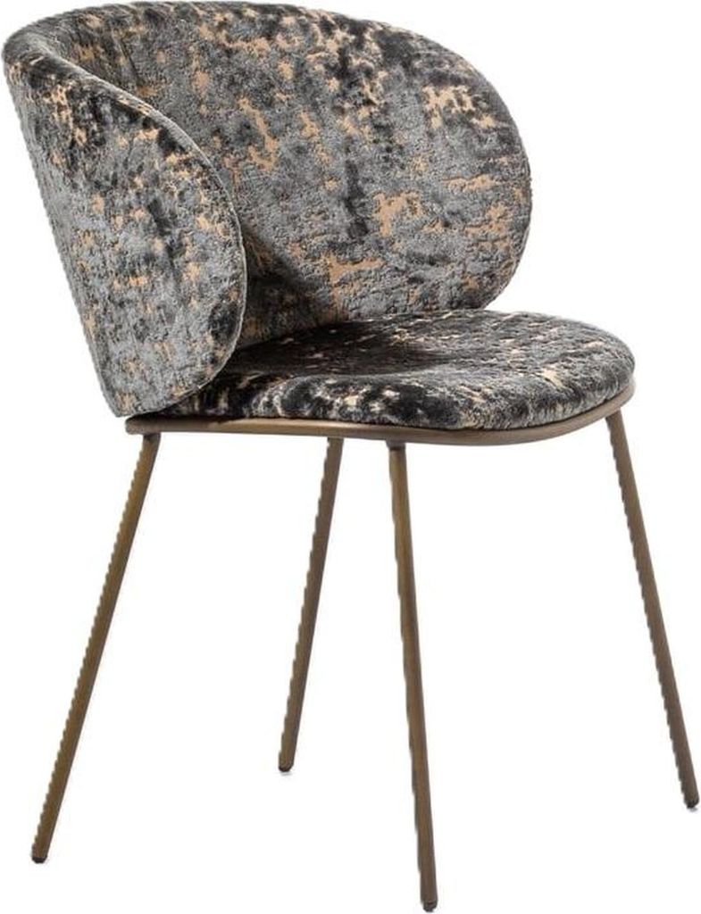 Stilvoller Esszimmer Textilstuhl Designer Polsterstühle Sitzstühle