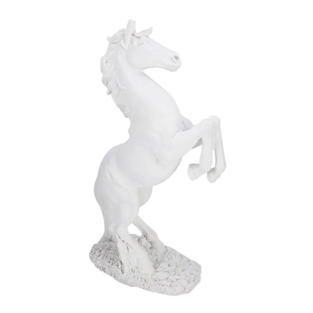 Ornement de Bureau Antique en Forme de Cheval pour Décoration d'Intérieur