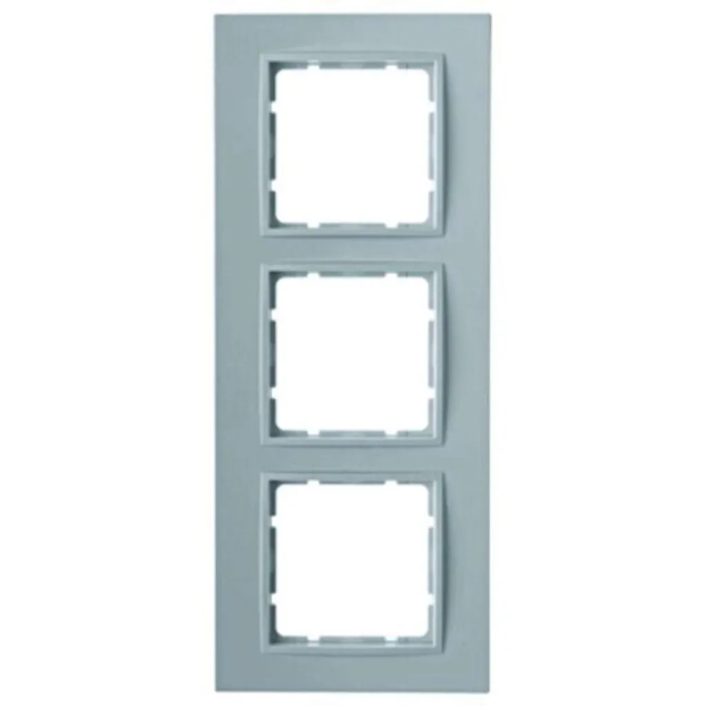 Plaque triple blanche mate 10136919 Frame - Finition murale sans défaut - 2