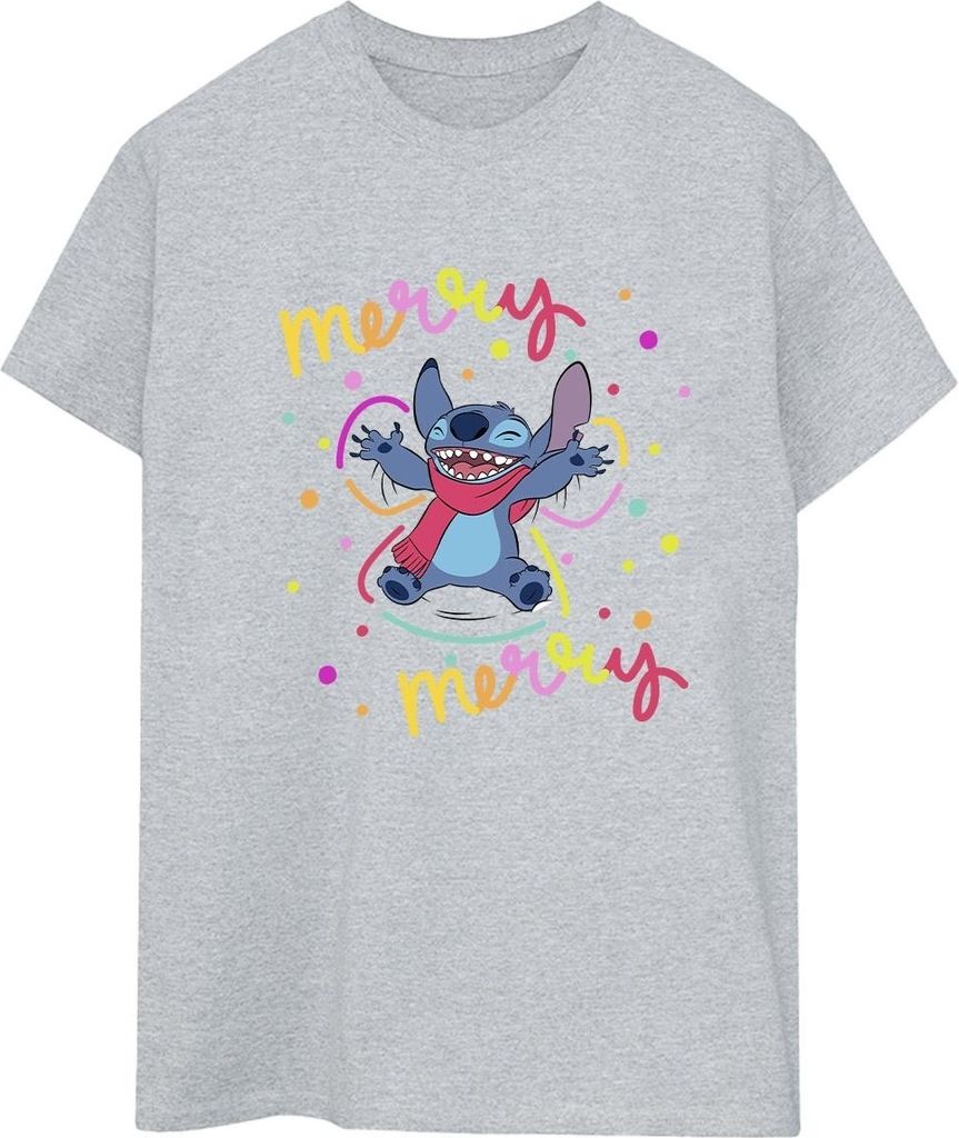 Disney - "Merry Rainbow" T-Shirt für Damen BI30608 (L) (Grau)