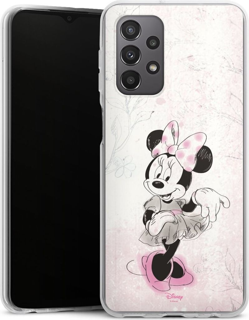 DeinDesign Handyhülle für Samsung Galaxy A23 5G Silikon Hülle Case Smartphone Schutzhülle Disney Minnie Mouse Vintage