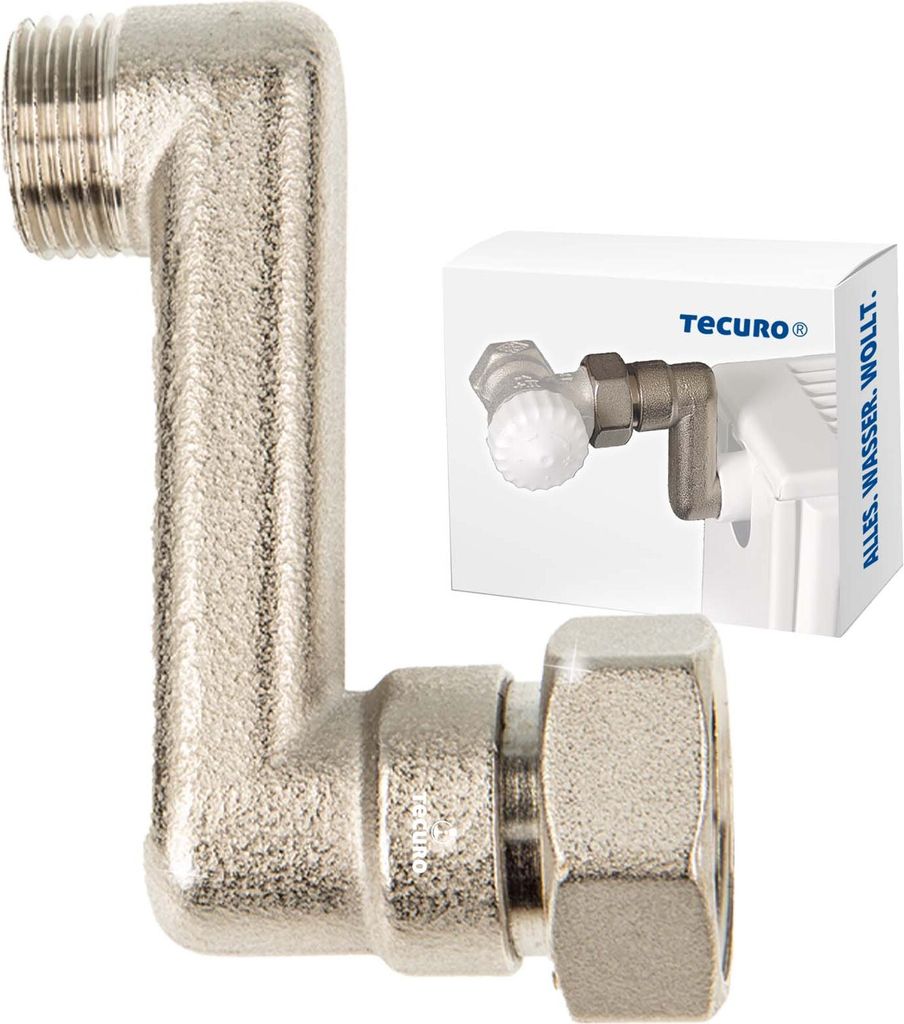 tecuro Heizkörper S-Anschluss - 60 mm Höhenausgleich 1/2 AG Produktbild 