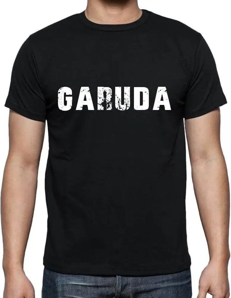 Herren Grafik T-Shirt Garuda Öko-Verantwortlich Vintage Jahrgang Kurzarm Lustige Druck Geburtstag Geschenk Mann