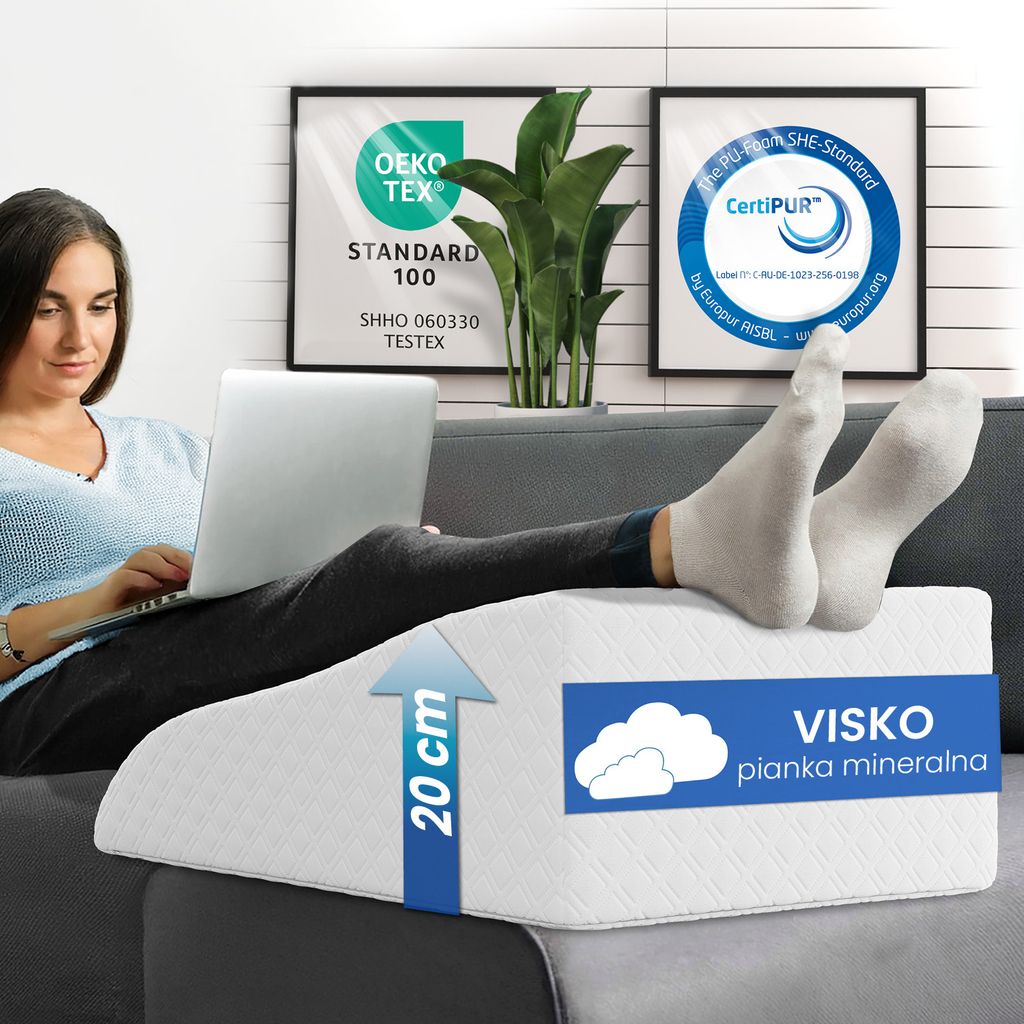 ELONEO poduszka na żyły z pianki z pamięcią kształtu, Zdjęcie produktu 