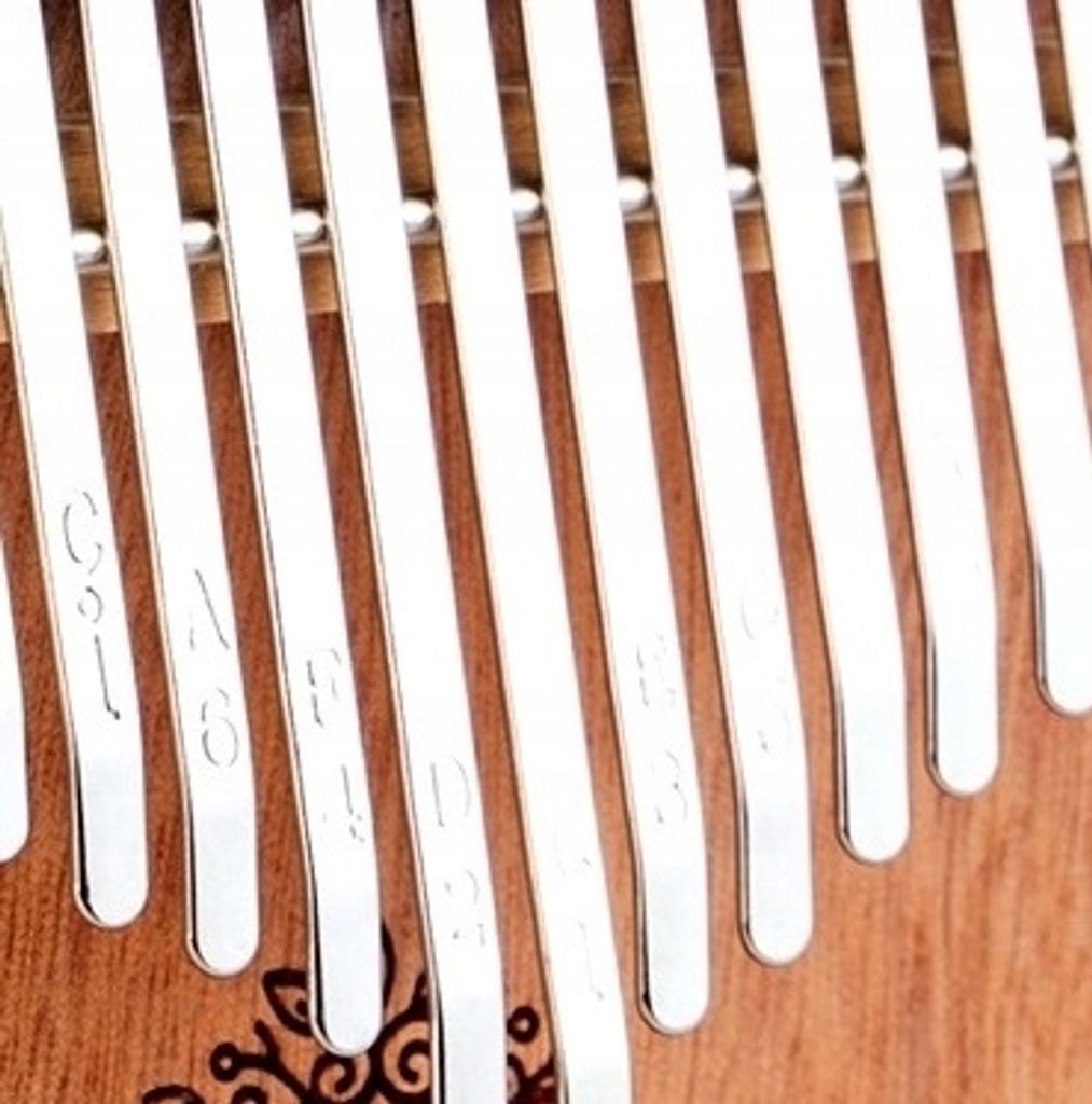 Kalimba africký hudební nástroj sada 17 kusů, dřevo, Obrázek produktu 9