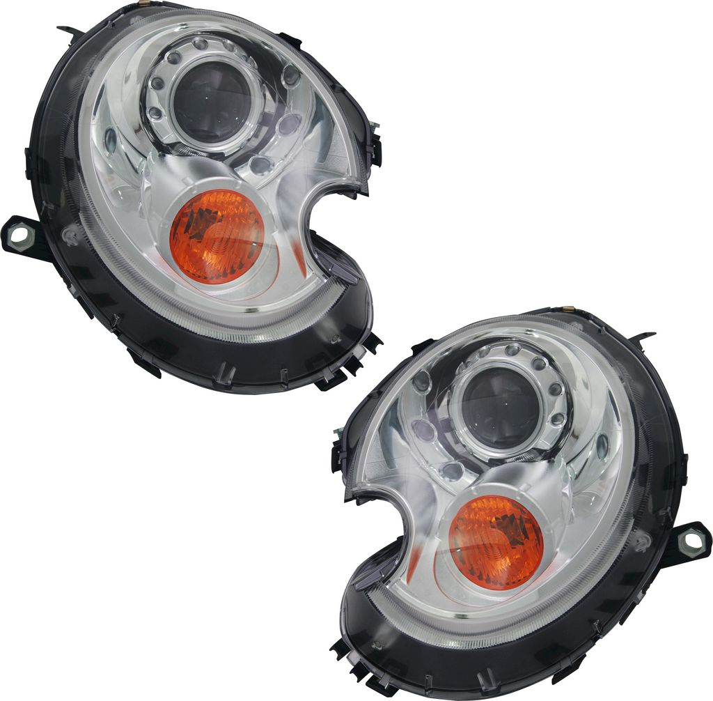 TYC Scheinwerfer Set für Mini Clubmann Cabrio Coupe Xenon D1S LWR Motor Gelb