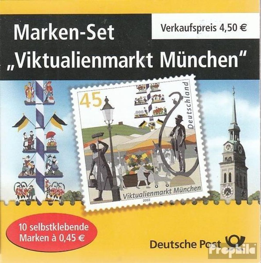 Briefmarken BRD (BR.Deutschland) 2004 Mi MH53I (kompl.Ausg.) gestempelt Deutschlandbilder
