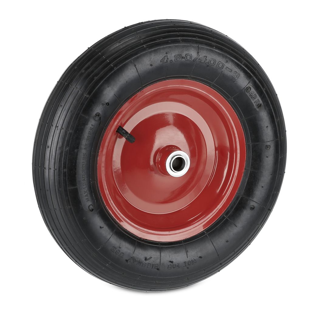 Ruota per carriola Relaxdays 4.80 4.00-8, pneumatica, 4 Immagine del prodotto 