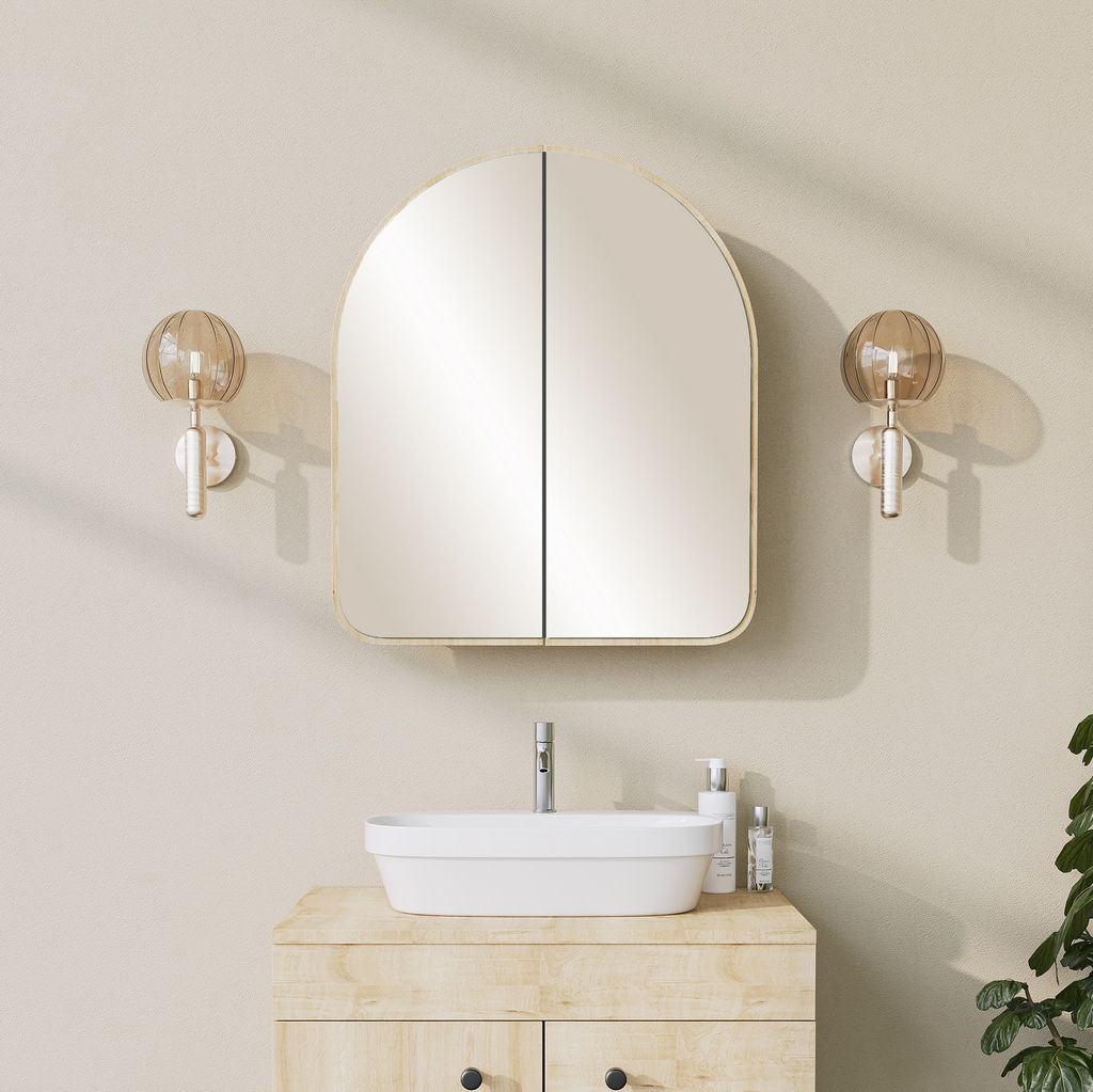 Skye Decor, Hope Cabinet - Beige, Badezimmerschrank, Beige, Produktbild 2