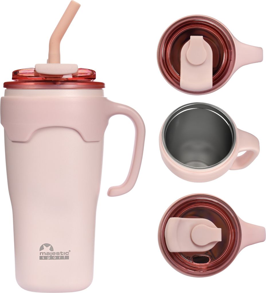 Kubek termiczny Majestic Sport Jelly ze słomką 650 ml, Zdjęcie produktu 
