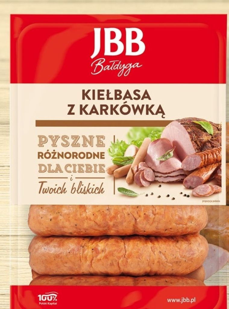 JBB Wurst mit Nackenfleisch ca. 650g / kielbasa z Karkówka Produktbild 
