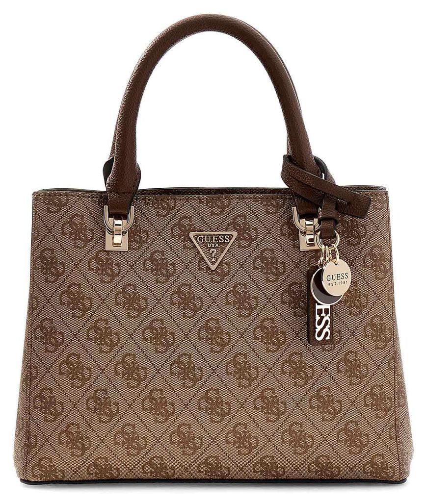 GUESS Damen Handtasche Noelle II Latte Logo/Brown : Latte Produktbild 