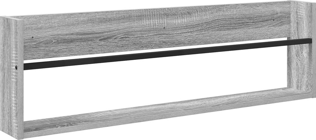 Magazinregal Graues Sonoma 100 x 12 x 30 cm Holzwerkstoff