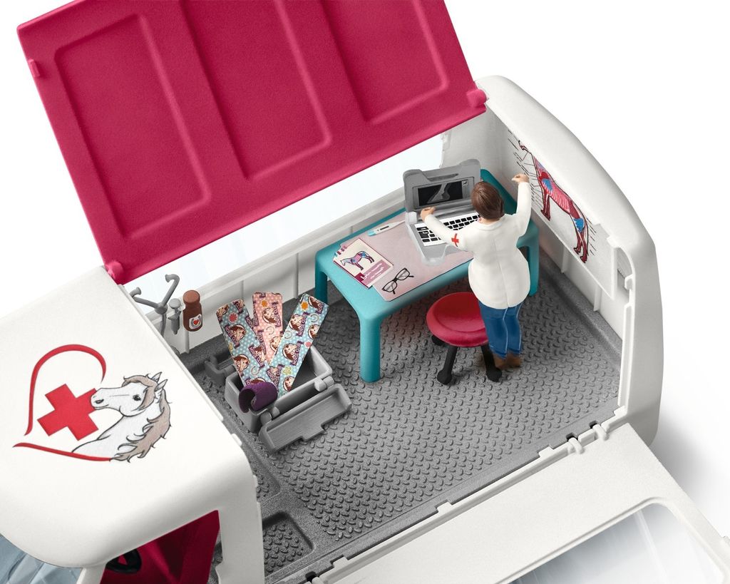 Schleich Horse Club 42370 Mobilný veterinár s hanoverským Obrázok produktu 5
