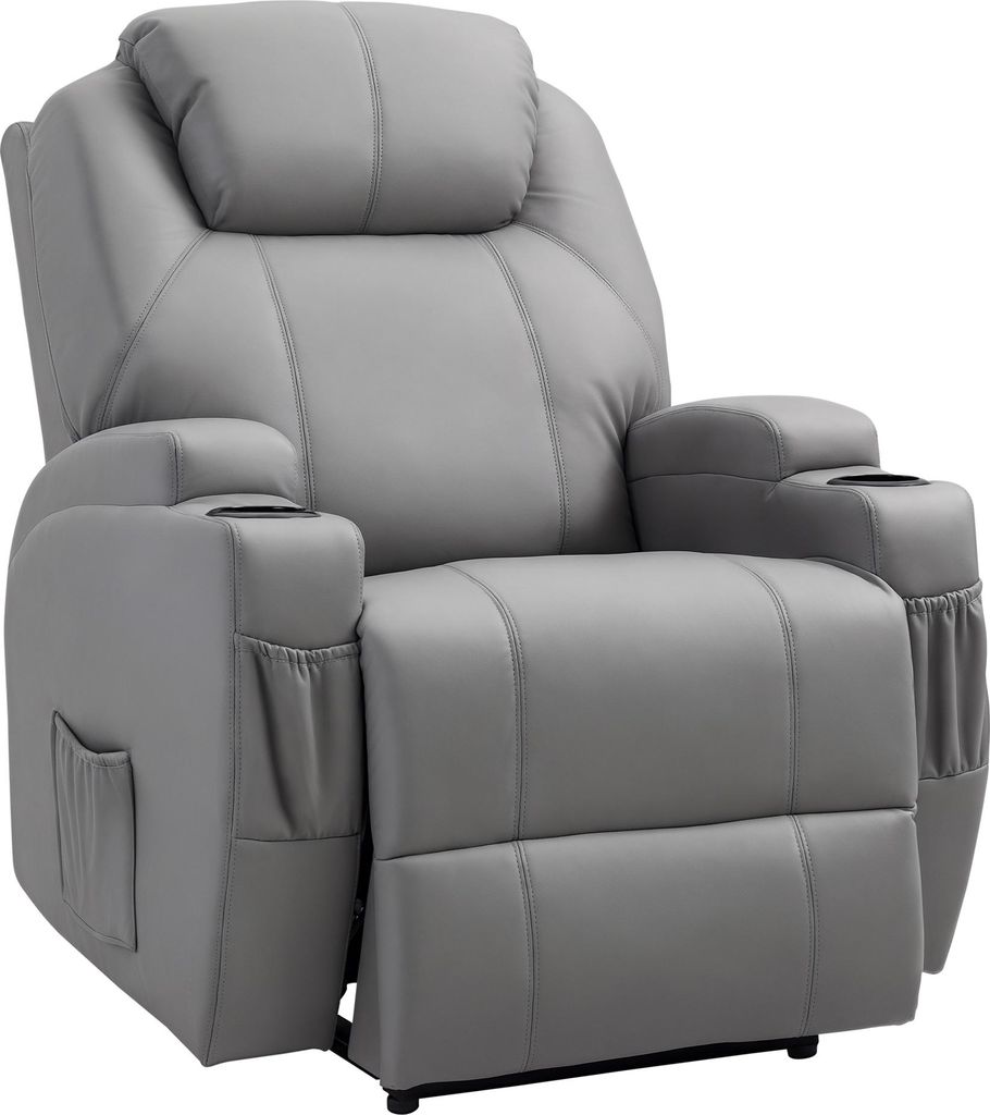 HOMCOM Fauteuil de Massage Inclinable, Chaise de Relaxation Image du produit 