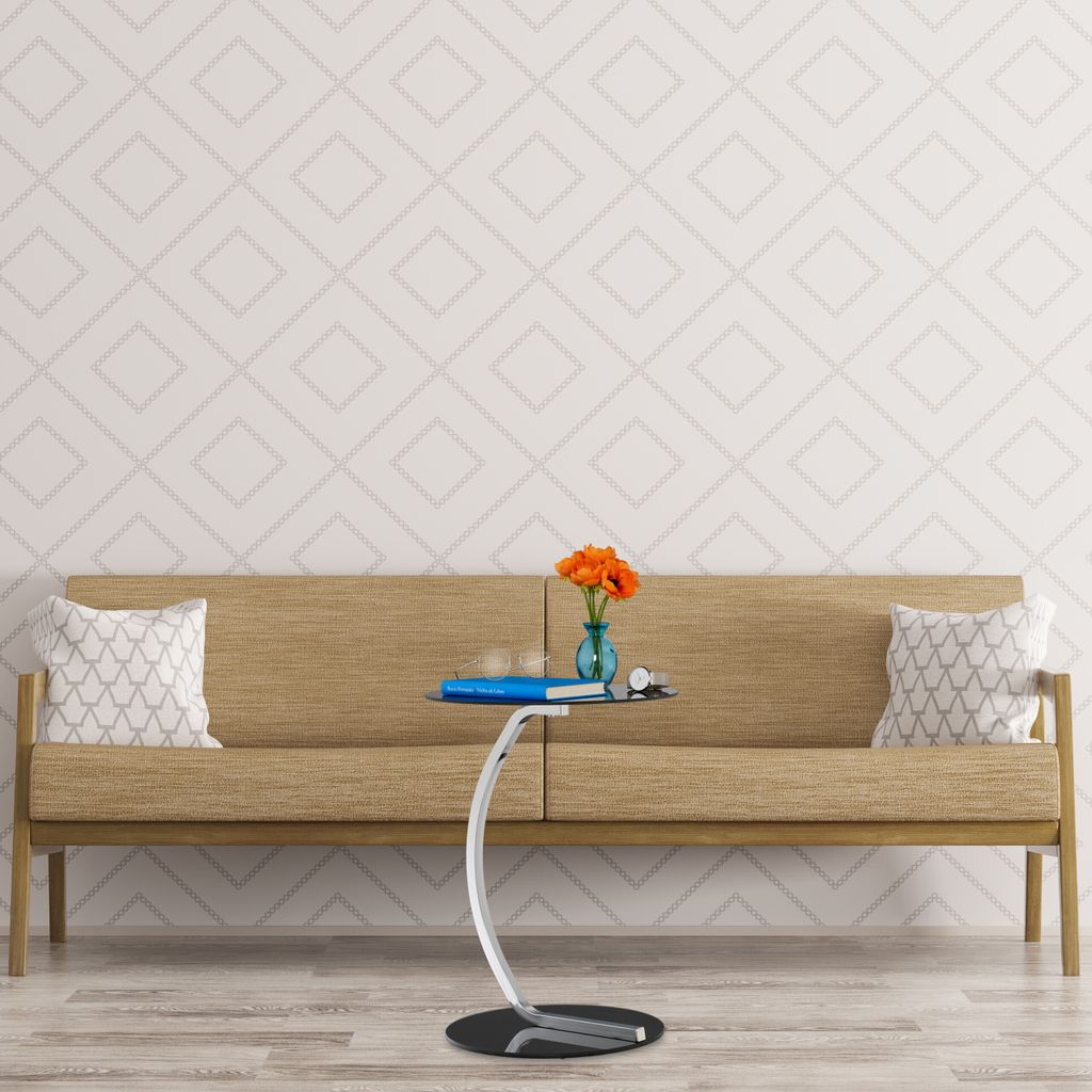relaxdays Odkládací stolek skleněný černý 40,0 x 40,0 x Obrázek produktu 
