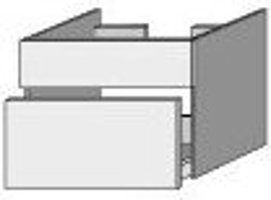 SANIPA P231550 Waschtischunterbau mit Auszügen