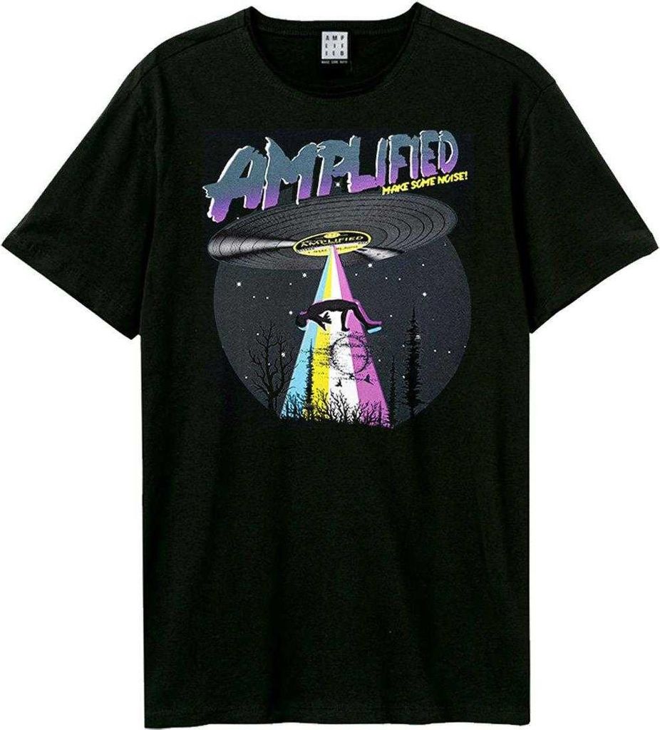 Amplified - "Recorded Abduction" T-Shirt für Herren/Damen Uni GD3717 (S) (Schwarz)
