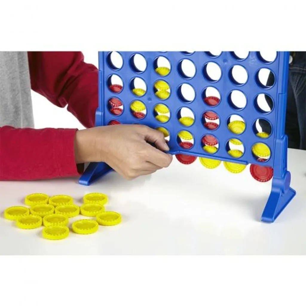 Quatre dans une rangée Hasbro Gaming - Grille Verticale avec 42 Jetons - 3