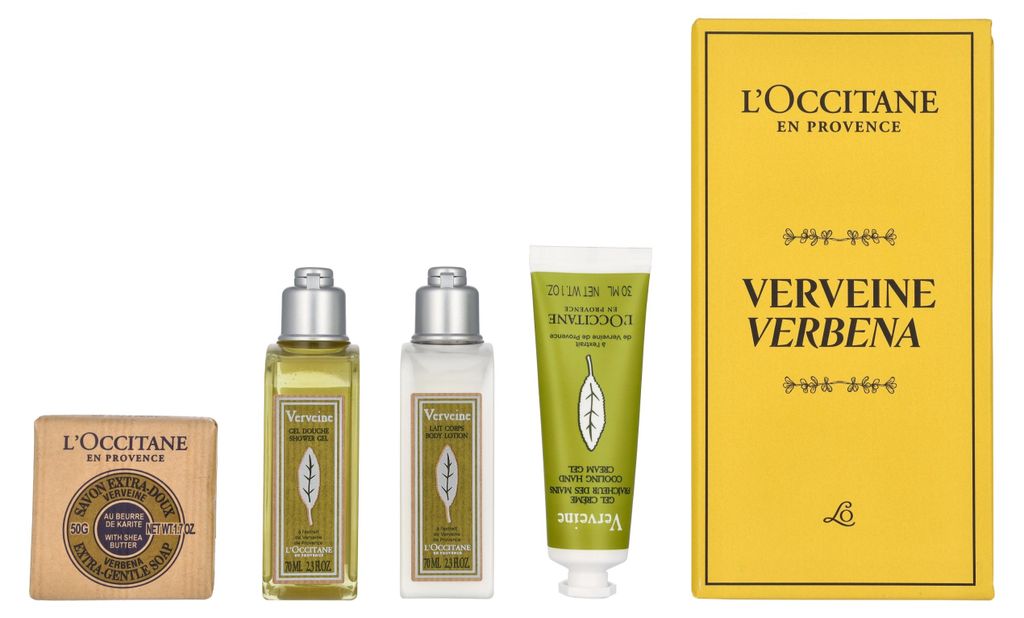 L'Occitane Verbena Giftset Shower Gel 70ml/Body Lotion Produktbild 