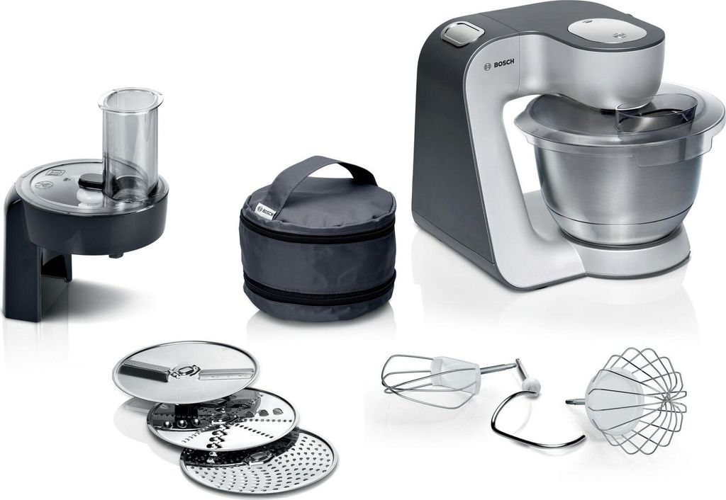 Bosch MUM 5 Küchenmaschine 1000 W 3,9 l Schwarz, Edelstahl